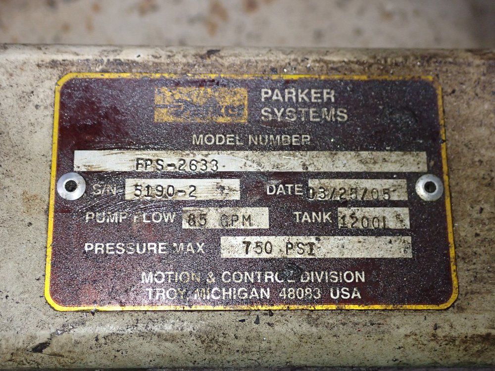 Parker Parker Fps2633 Pump