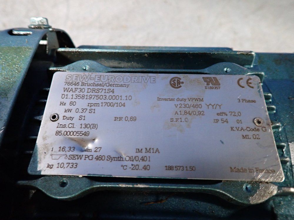 Sew Gear Drive - Waf30drs71s4