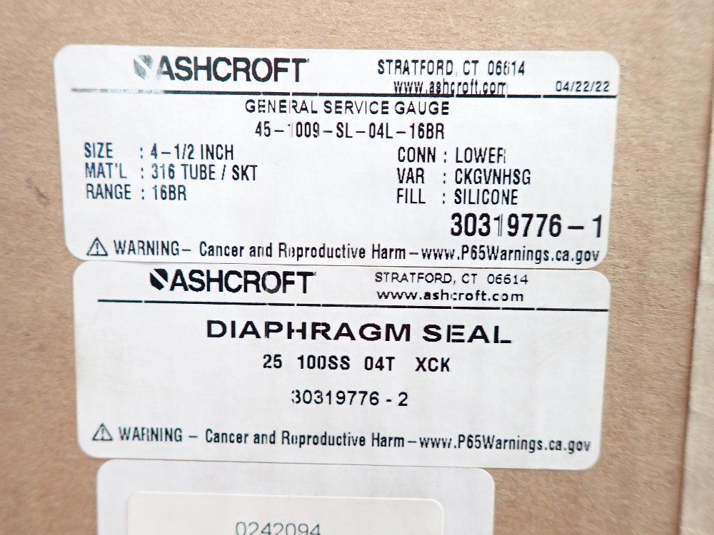 Ashcroft Differential Pressure Gauge