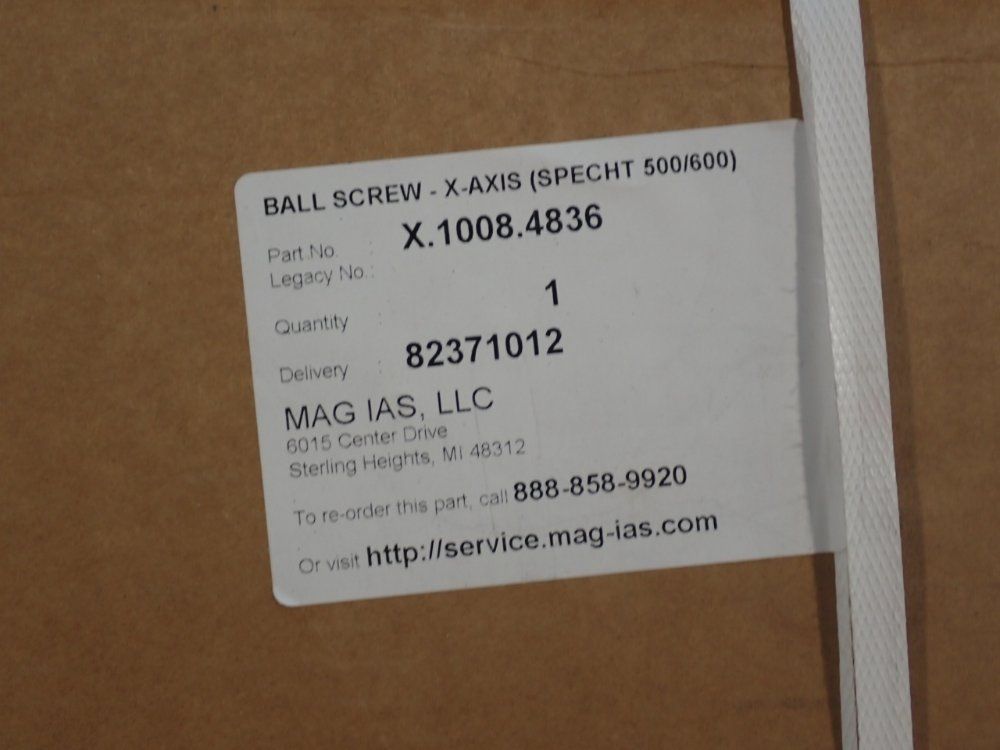 Mag Ias Llc Ball Screw-x-axis (specht 500/600) - X.1008.4836
