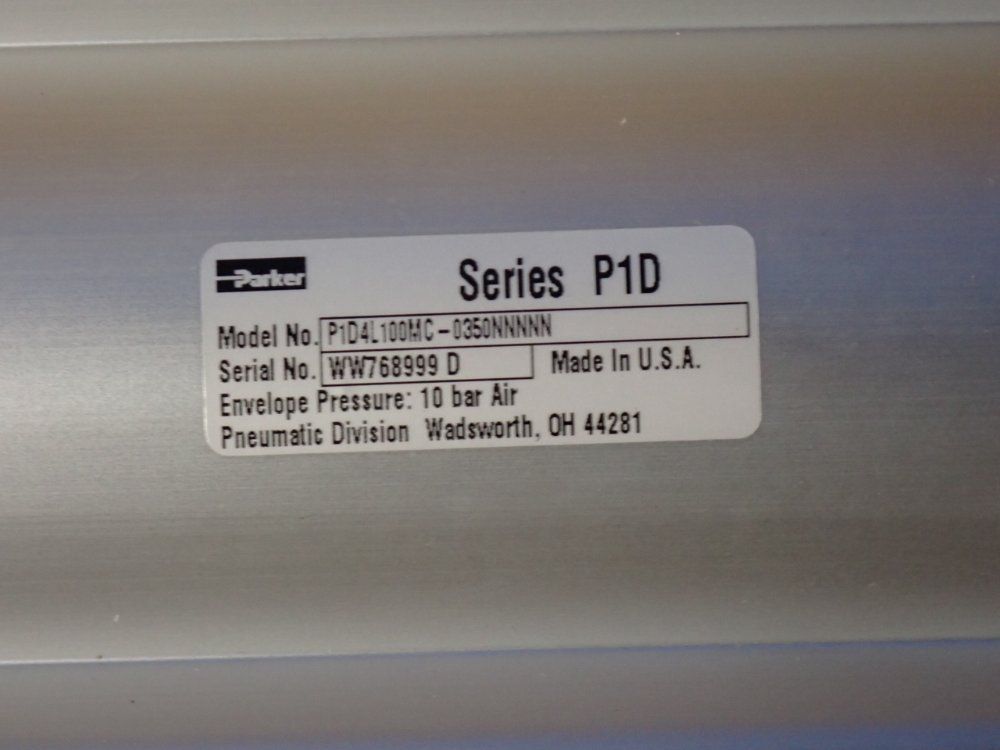 Parker Pnuematic Cylinder - P1d4l100mc-0350nnnnn