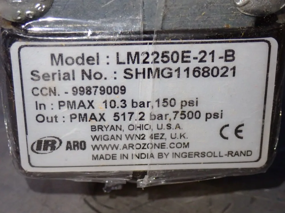 Ingersoll Rand 2" Grease Pump - Lm2250e-21-b
