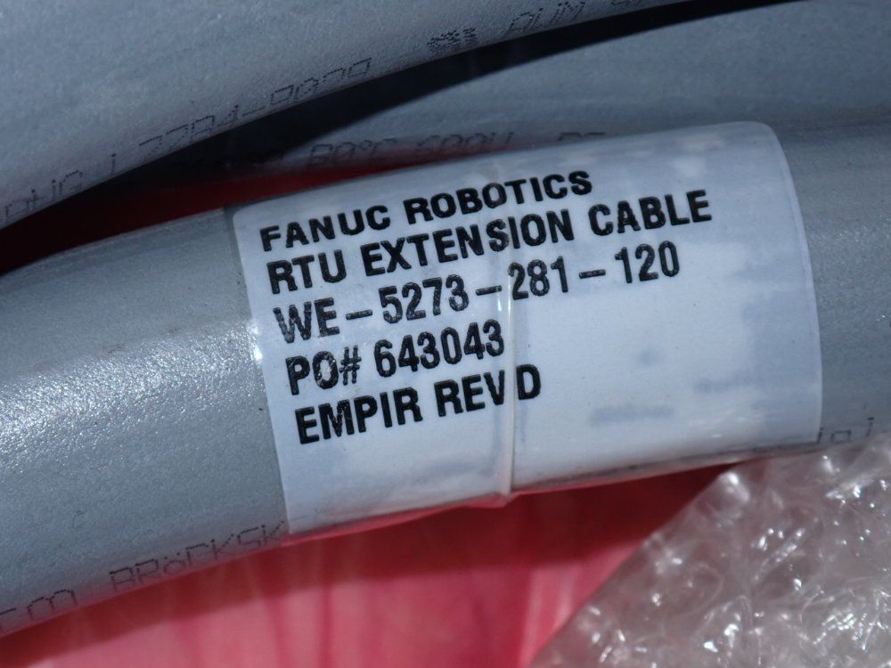 Fanuc Robotics Rtu Extension Cable - We-5273-281-120