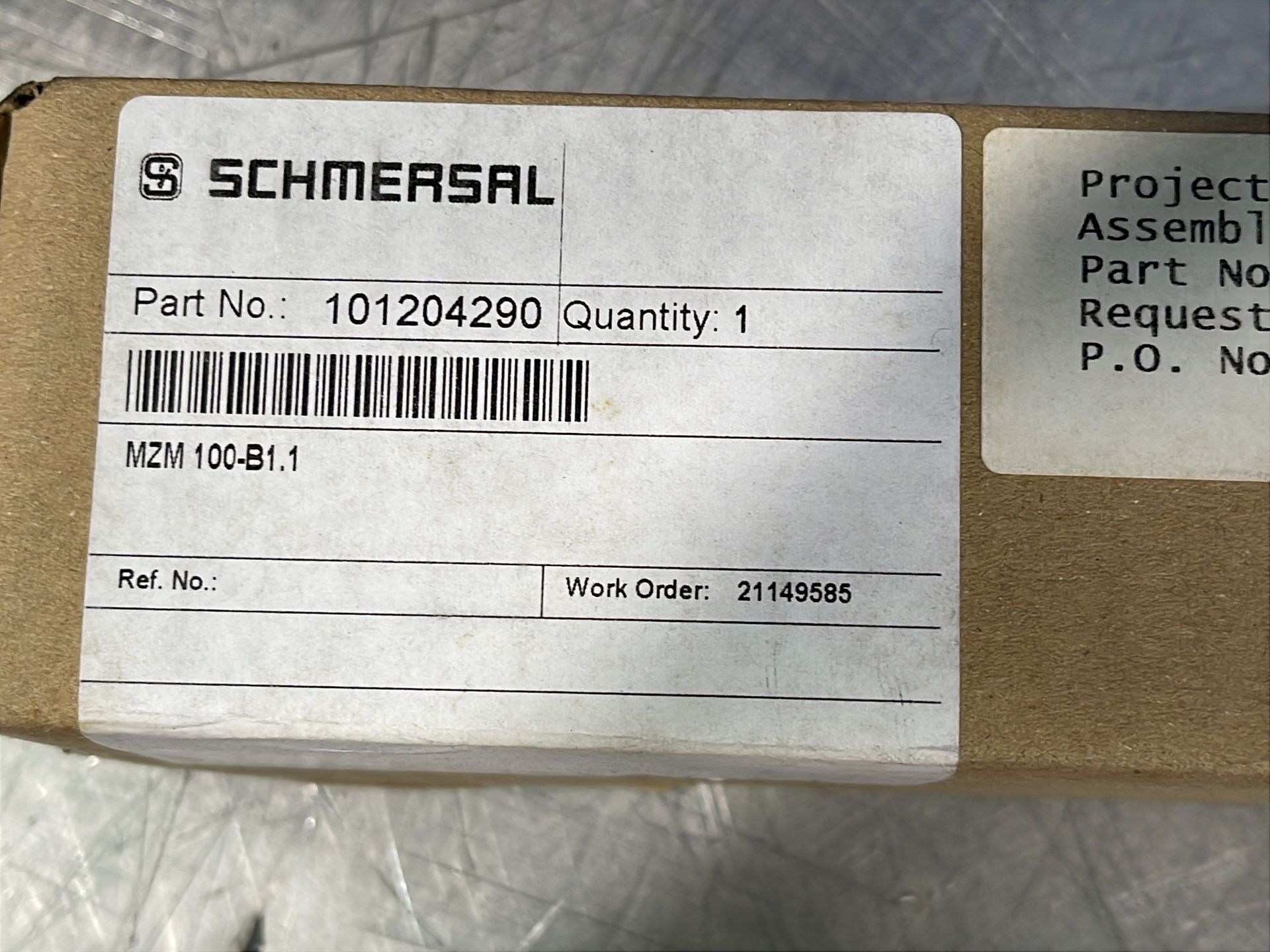 Schmersal Solenoid Interlock Actuators - Mzm 100 B1.1