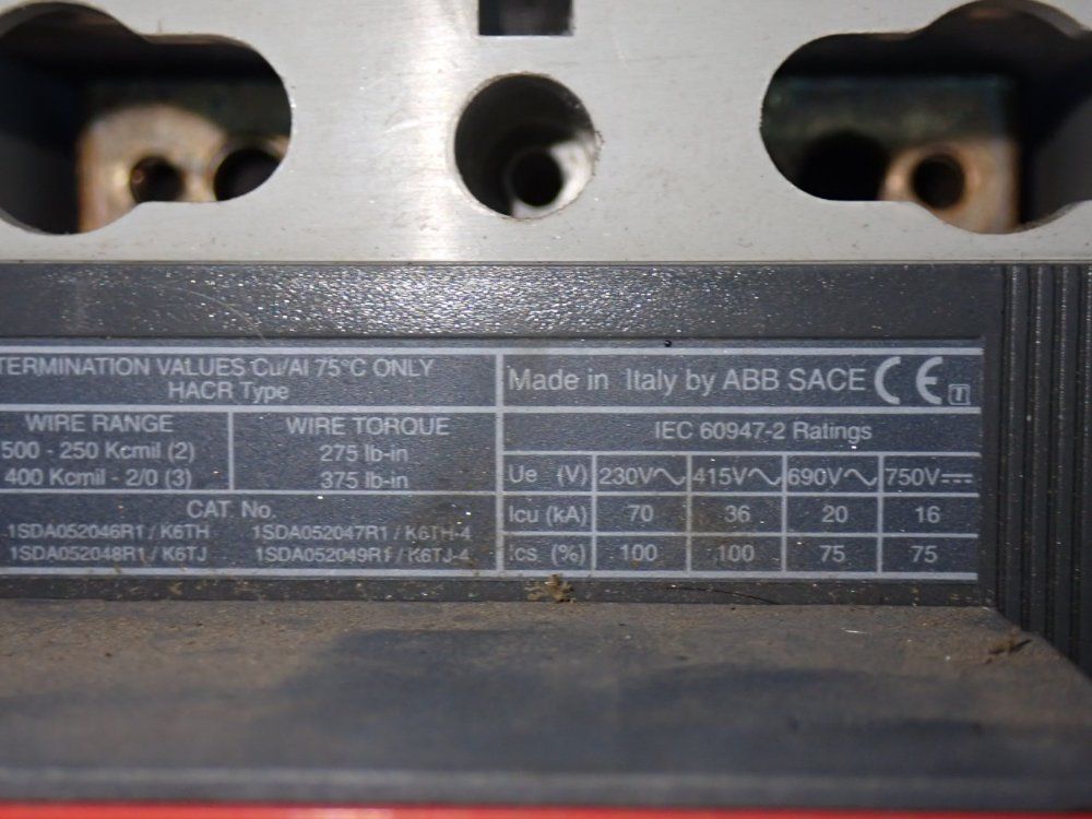 Abb Circuit Breaker - Sace T6n 800