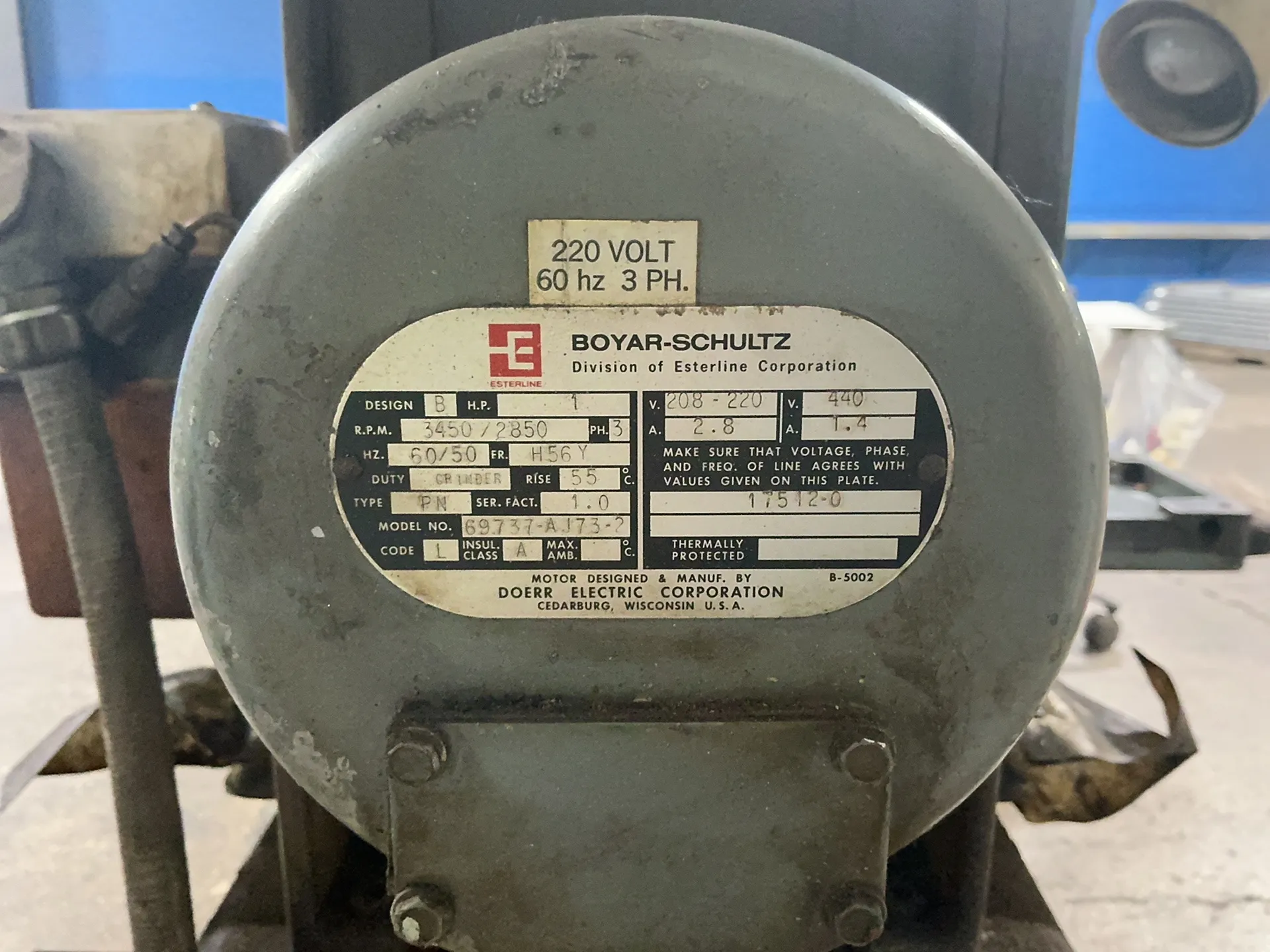 Boyar-schultz 6” X 12” Surface Grinder - H612 Challenger