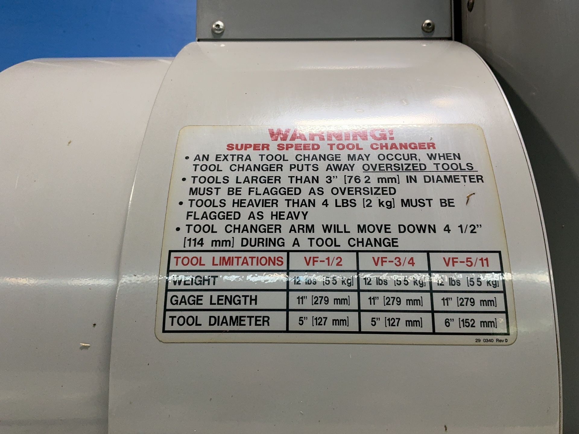 Haas 14” X 36” Cnc Vmc - Vf-2ss