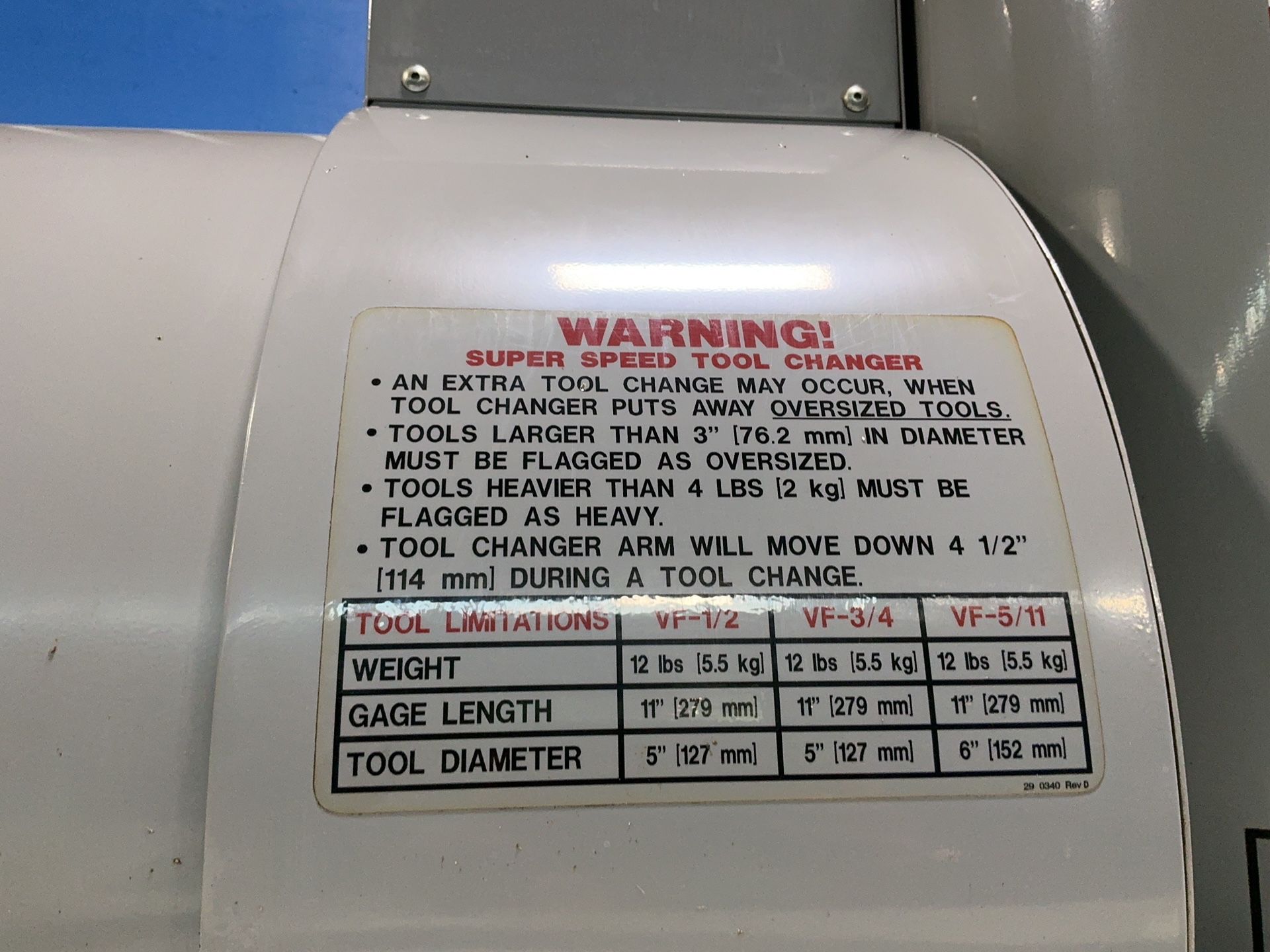 Haas 14” X 36” Cnc Vmc - Vf-2ss