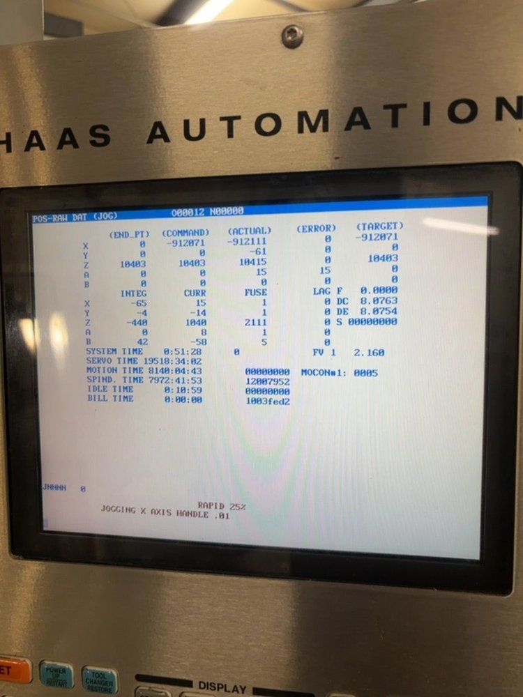 Haas 14” X 36” Cnc Vmc - Vf-2ss