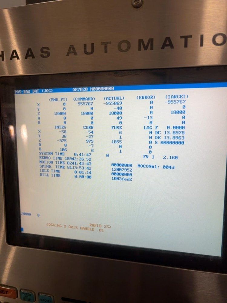 Haas 14” X 36” Cnc Vmc - Vf-2ss