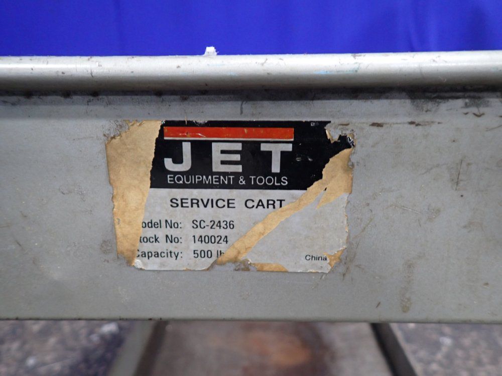 Jet 500 Lbs, 24" X 36" Service Cart - Sc-2436