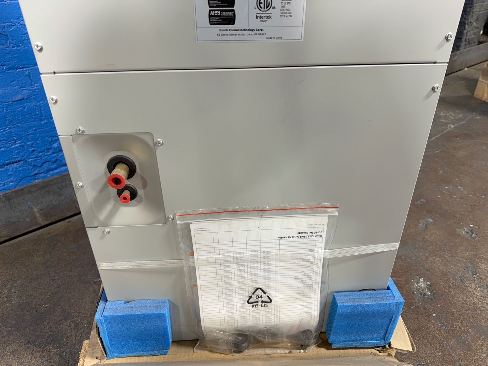 Bosch Air Handler Unit - Bva-24-wn1-m20