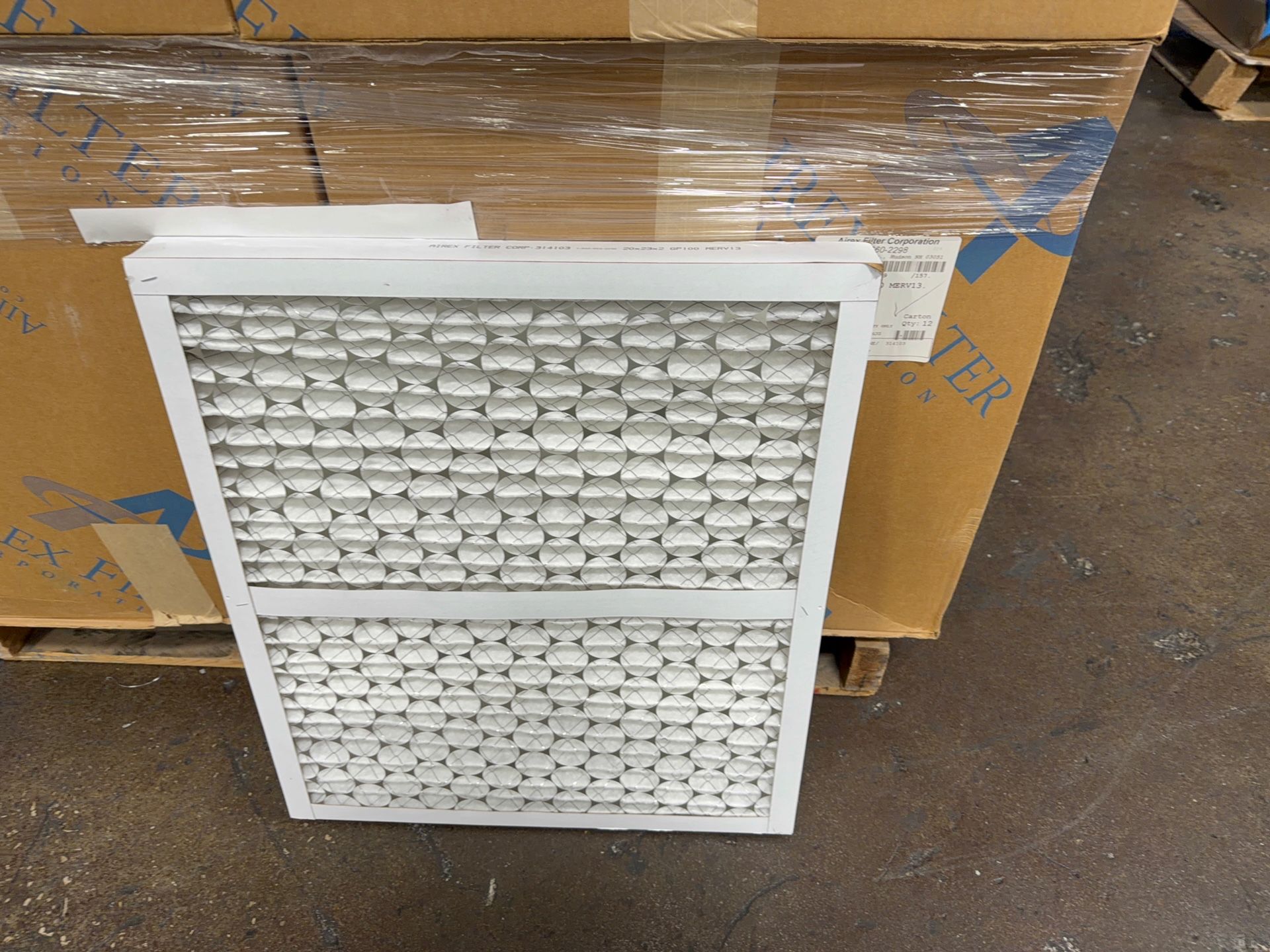 Airex Filter Corporation 20” X 23” X 2” Air Filters