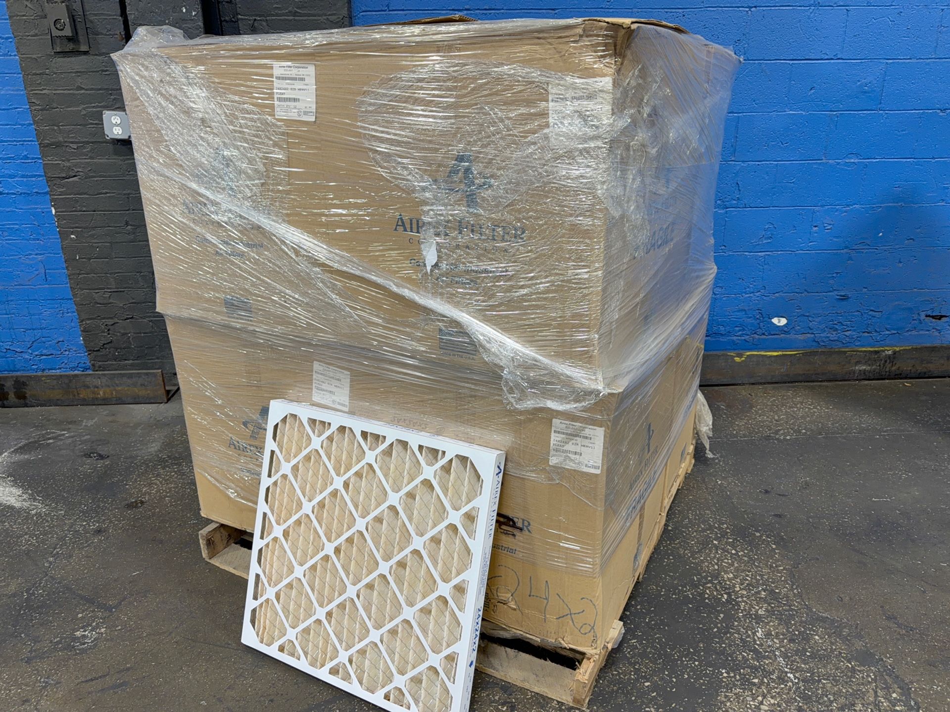 Airex Filter Corporation 24” X 24” X 2” Air Filters