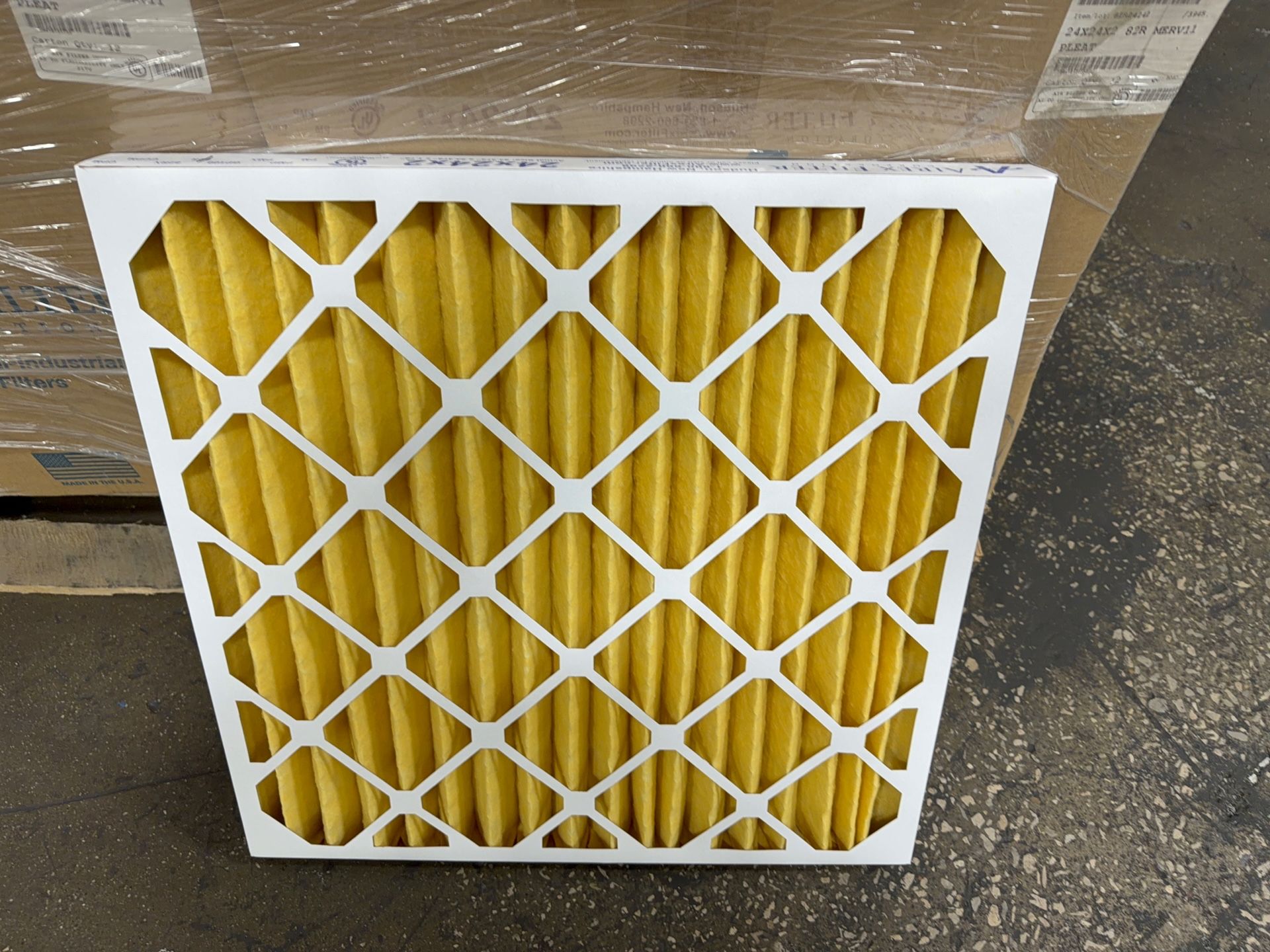 Airex Filter Corporation 24” X 24” X 2” Air Filters