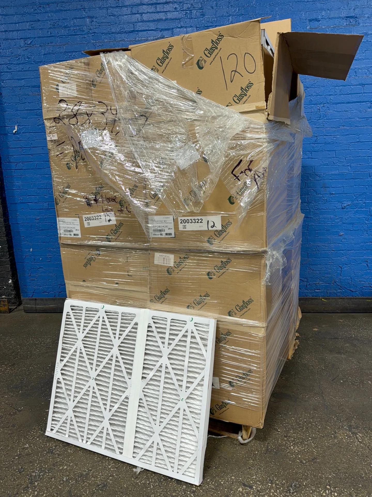 Glasfloss 28” X 32” X 2” Air Filters - 2003322