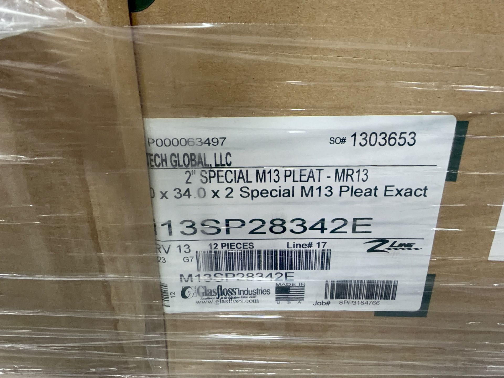 Glasfloss 28” X 32” X 2” Air Filters - 2003322