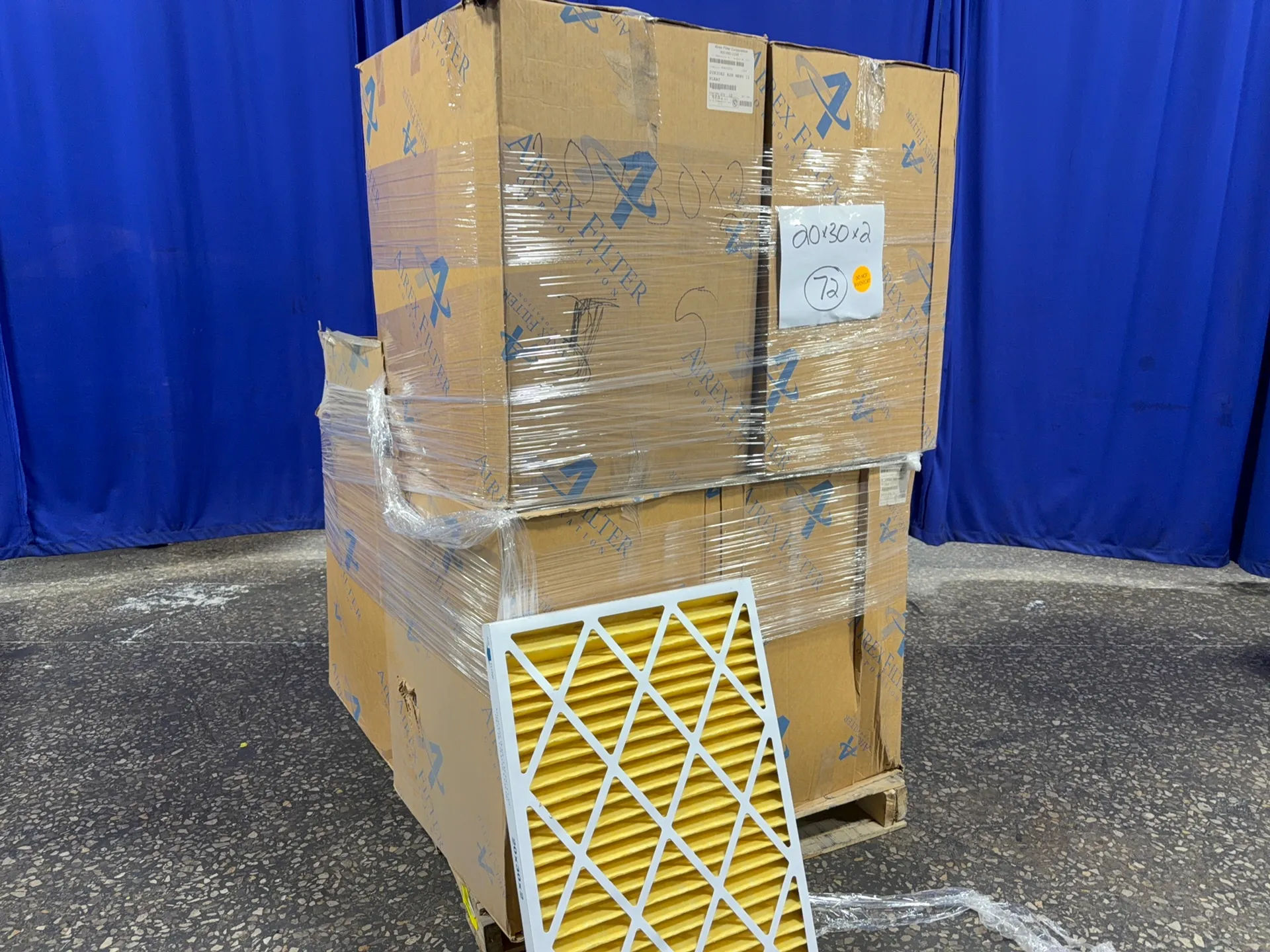 Airex Filter Corporation 20” X 30” X 2” Air Filters