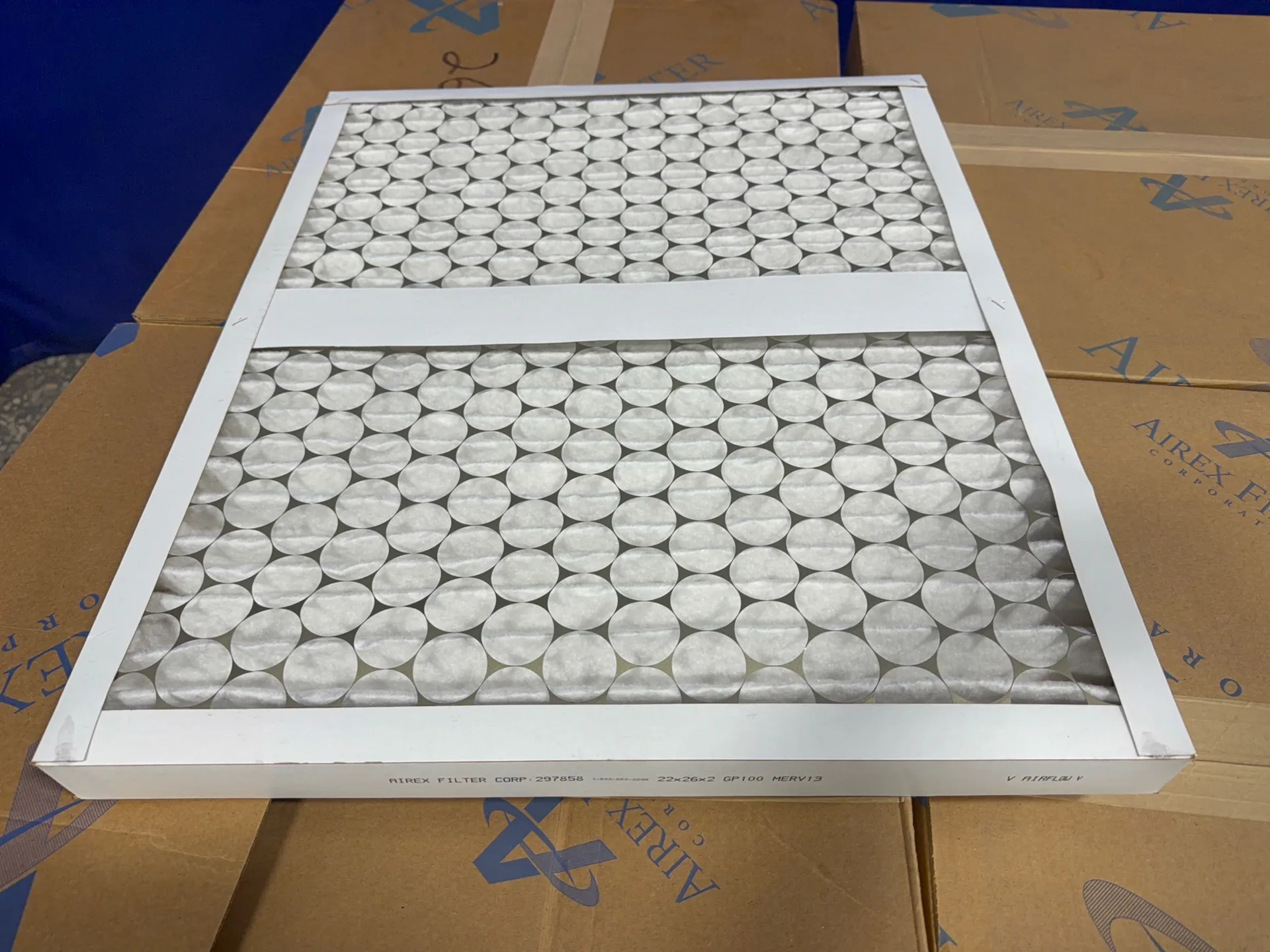 Airex Filter 22” X 26” X 2” Air Filters - Gp-100 Merv 13