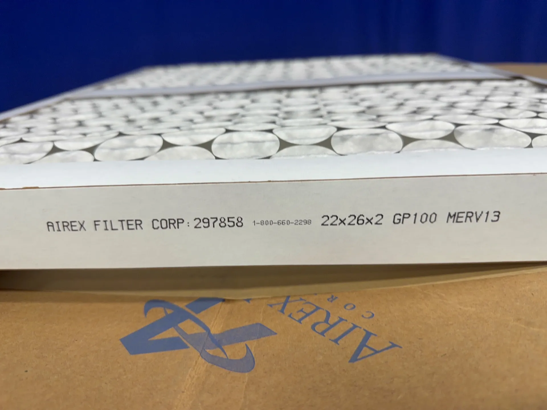 Airex Filter 22” X 26” X 2” Air Filters - Gp-100 Merv 13