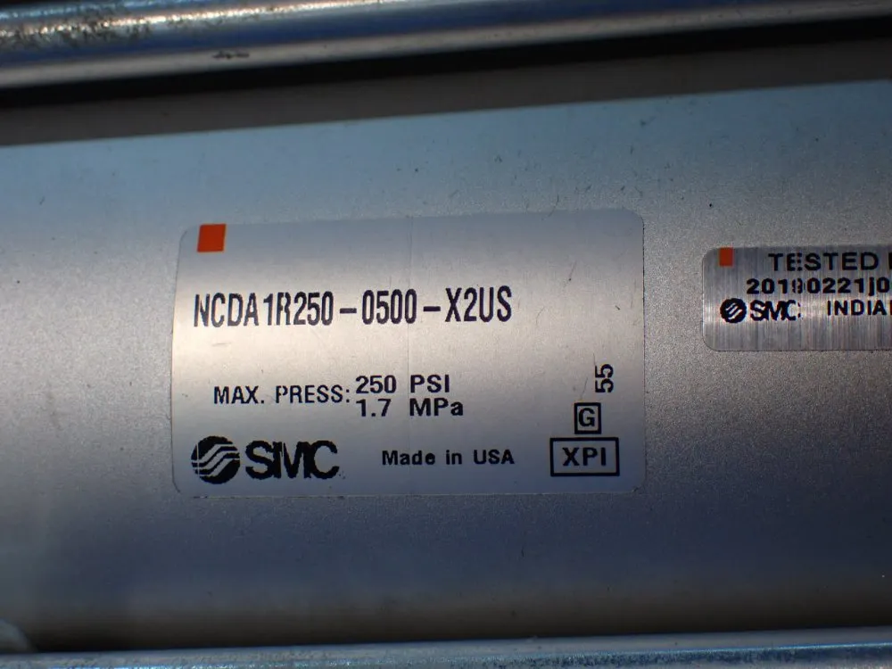 Smc 250psi Pneumatic Cylinders.