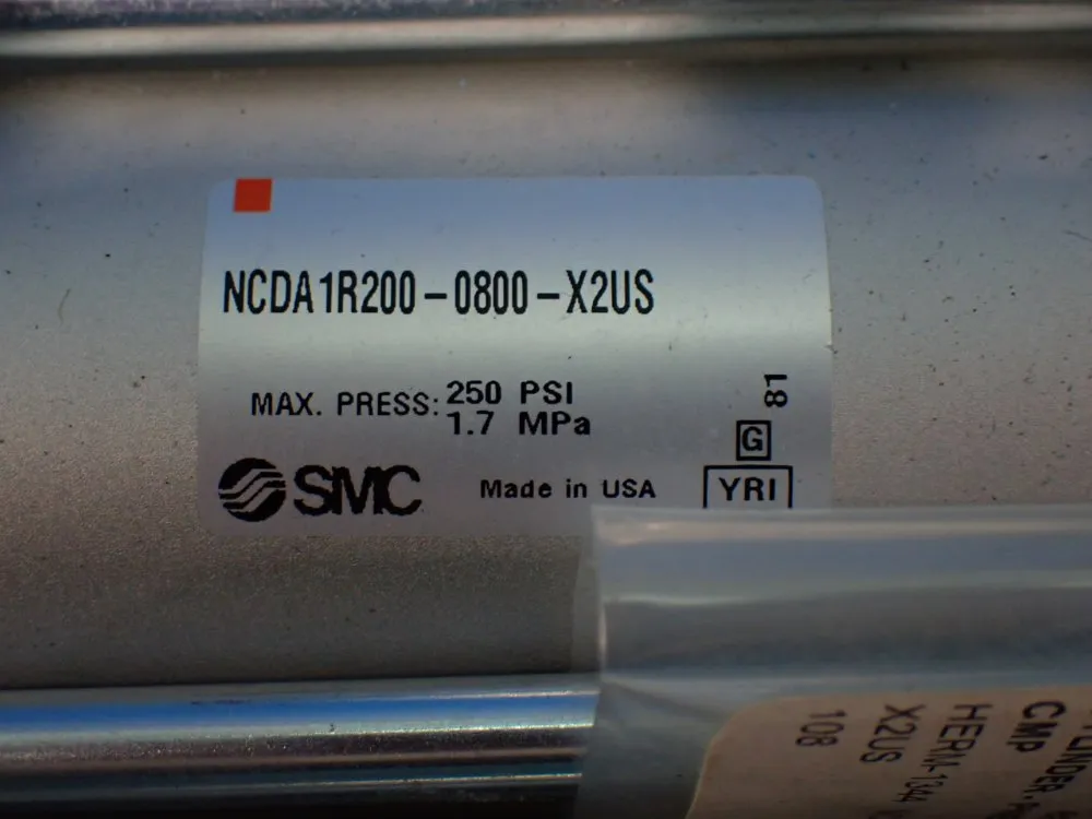 Smc 250psi Pneumatic Cylinders.