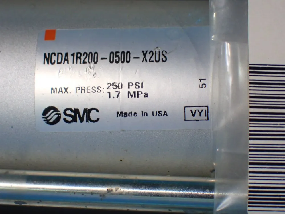 Smc 250psi Pneumatic Cylinders.