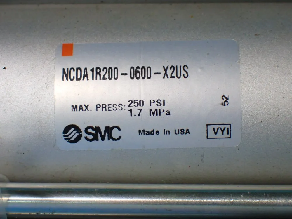 Smc 250psi Pneumatic Cylinders.