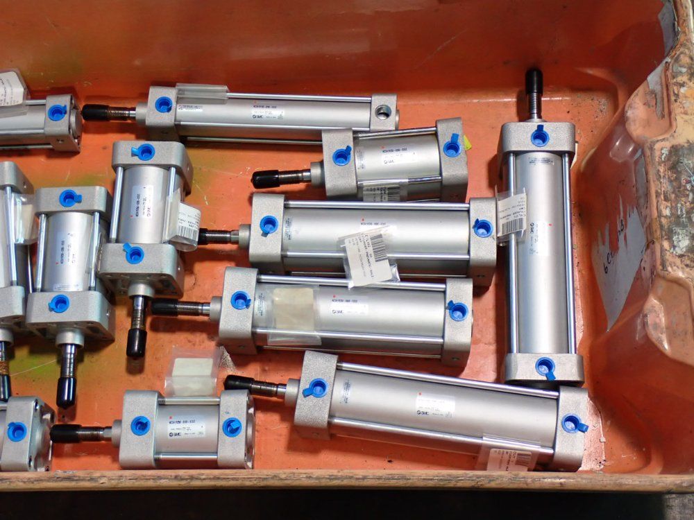 Smc 250psi Pneumatic Cylinders.