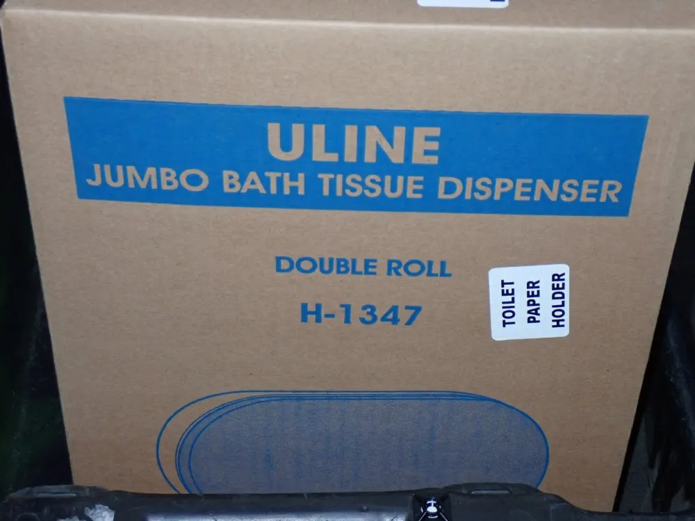 Uline Double Roll Jumbo Toilet Paper Dispensers - H-1347