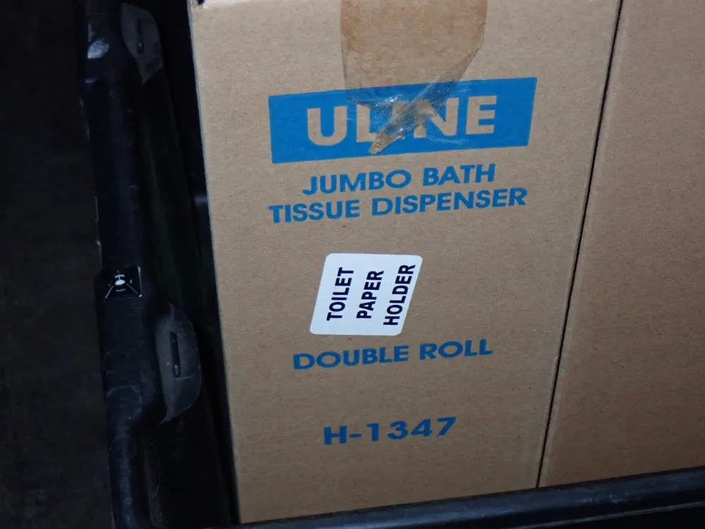 Uline Double Roll Jumbo Toilet Paper Dispensers - H-1347