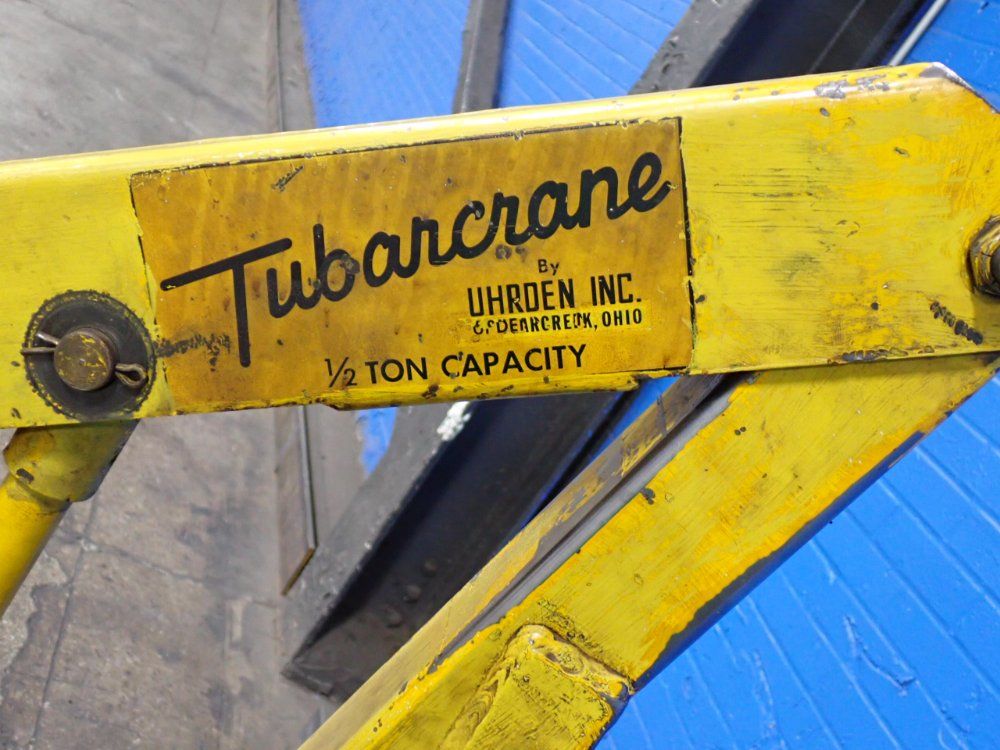 Uhrden Inc 1/2 Ton Tubarcrane Hydraulic Shop Crane