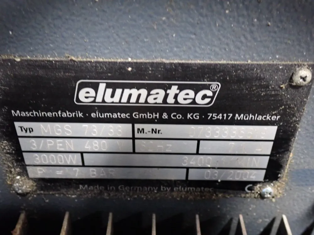 Elumatec 15" Blade Miter Saw - Mgs 73/33