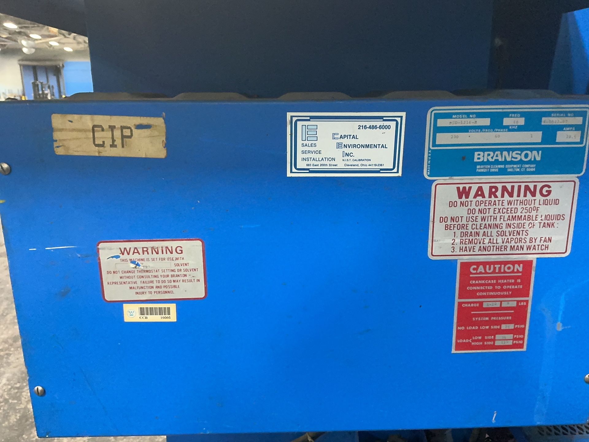Branson 18” X 28” X 39” Degreaser - Psd-1216-r