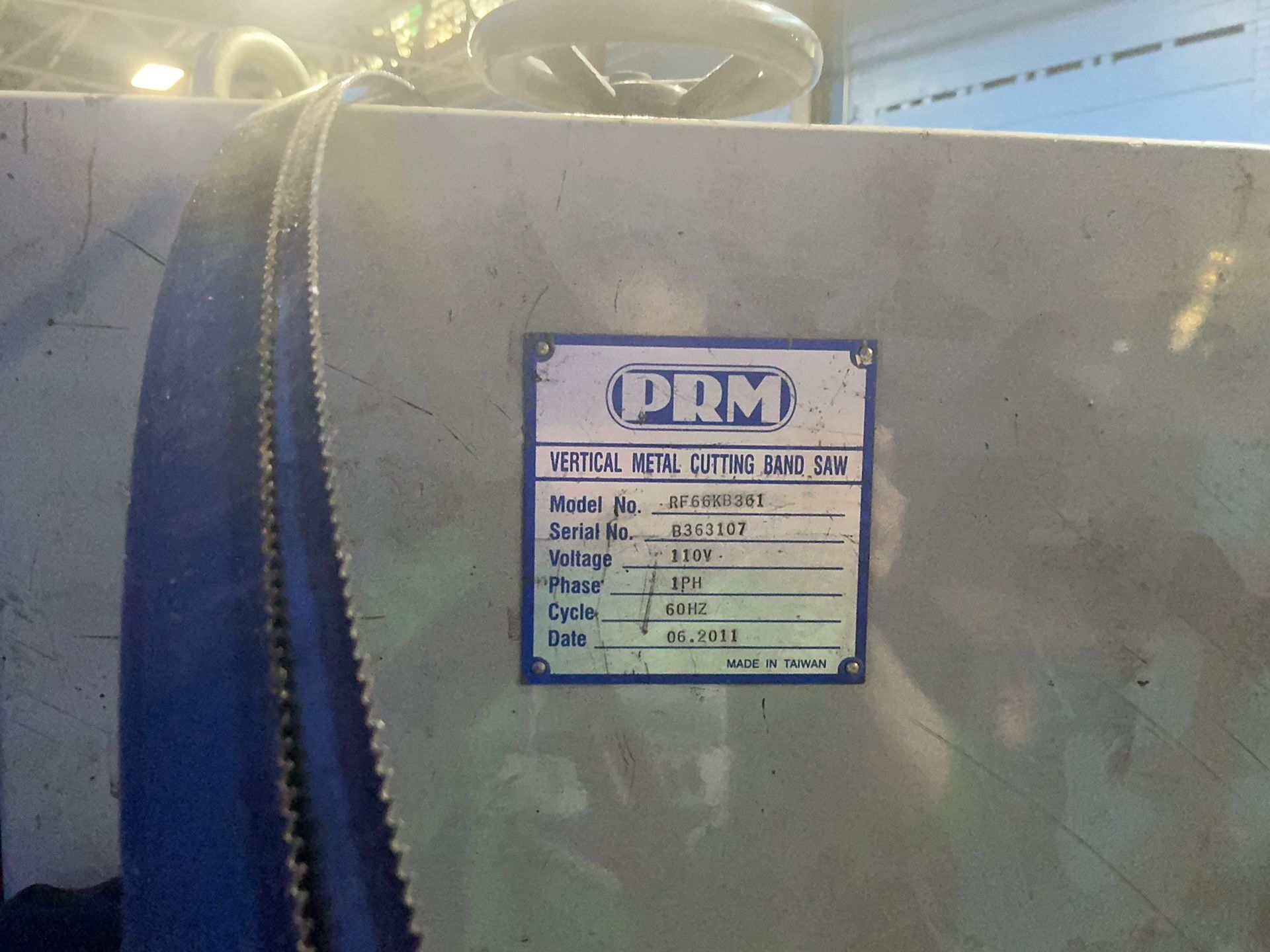 Prm 8” Vertical Band Saw - Rf66kb361
