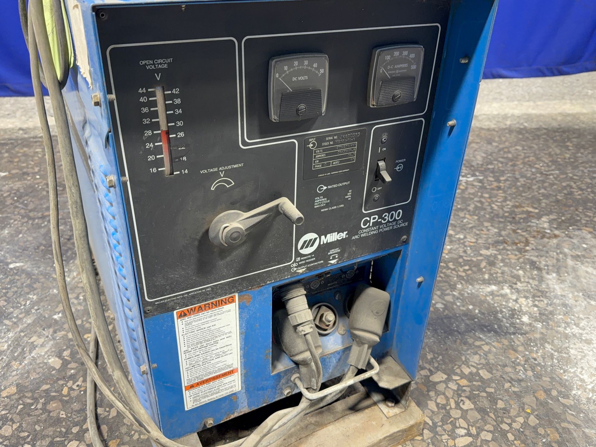 Miller 300 Amp Welder W/ Wire Feeder - Cp-300