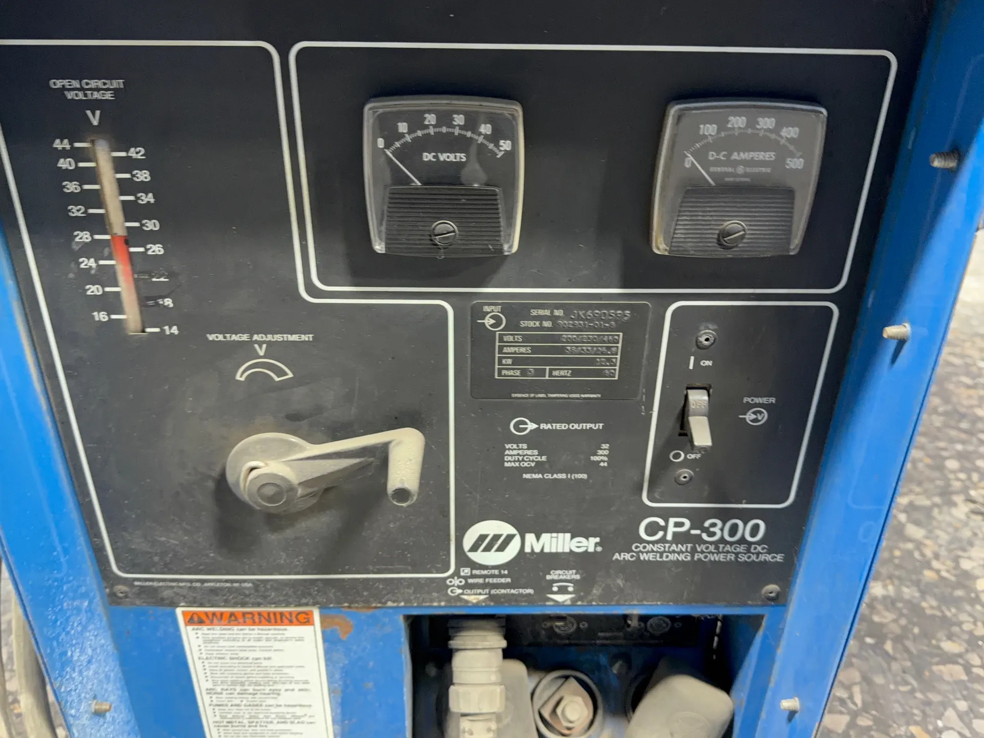 Miller 300 Amp Welder W/ Wire Feeder - Cp-300