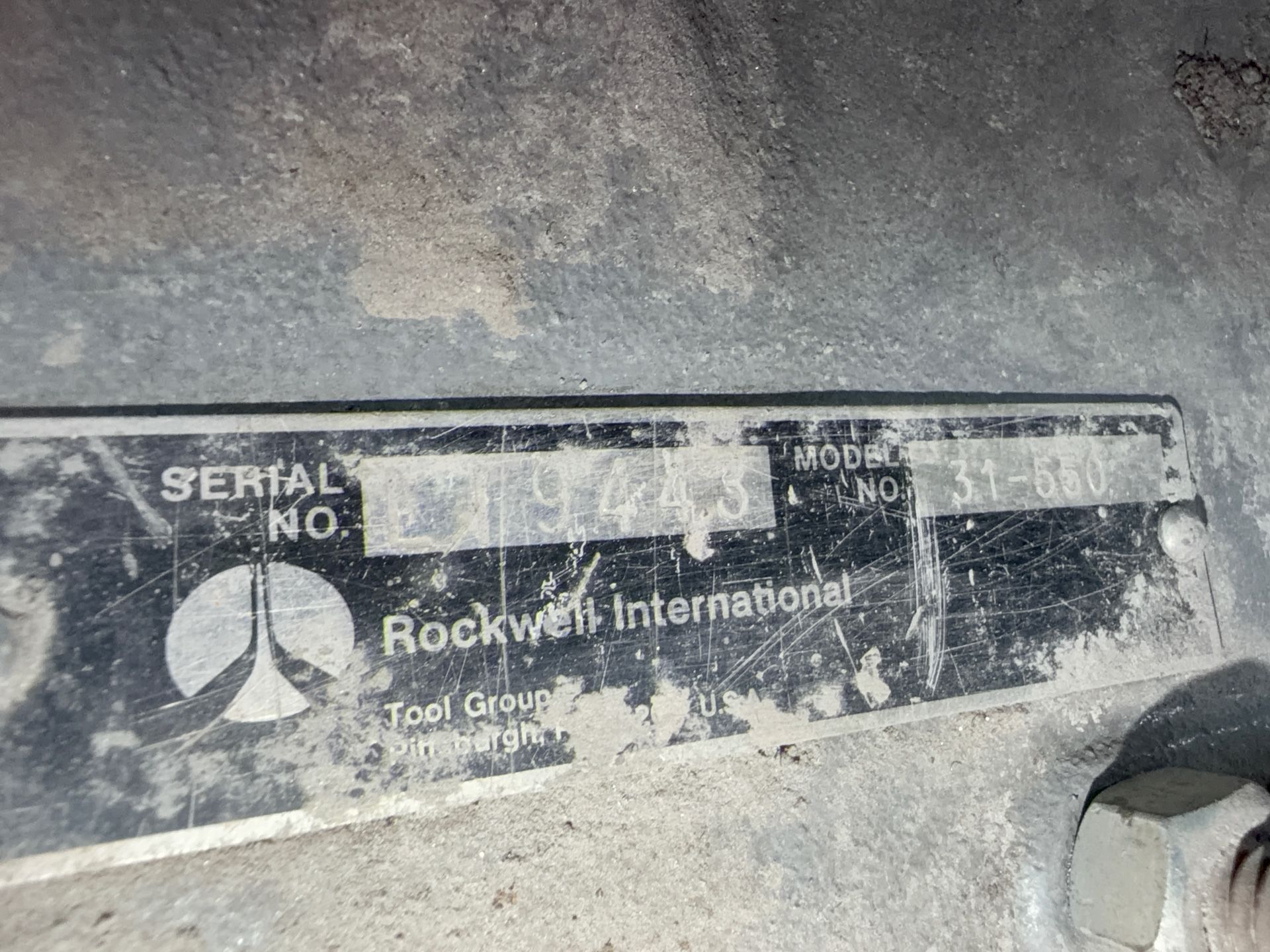 Rockwell 6” Belt Sander - 31-550