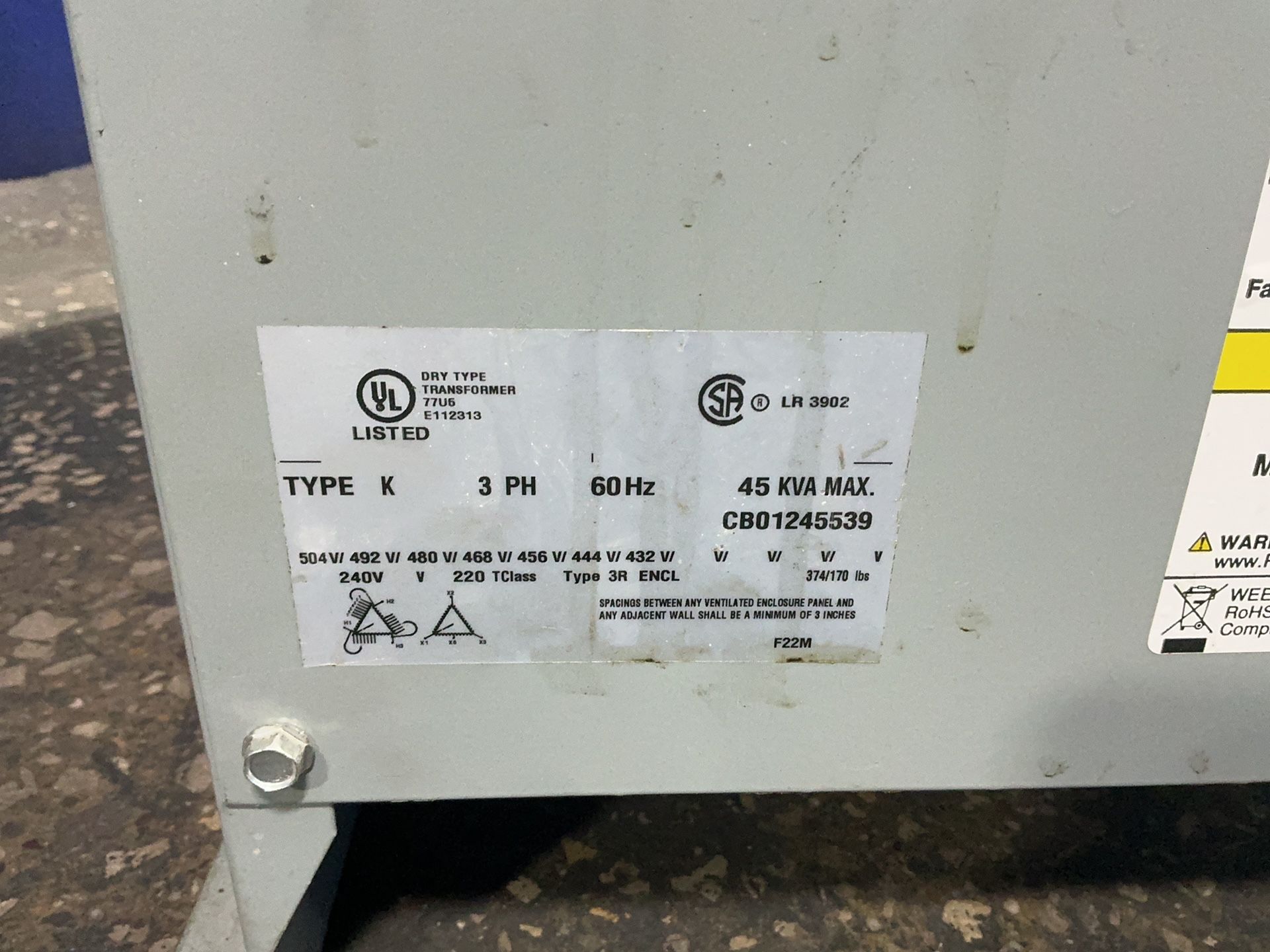Hps 45 Kva Transformer - Sg3c0045kd
