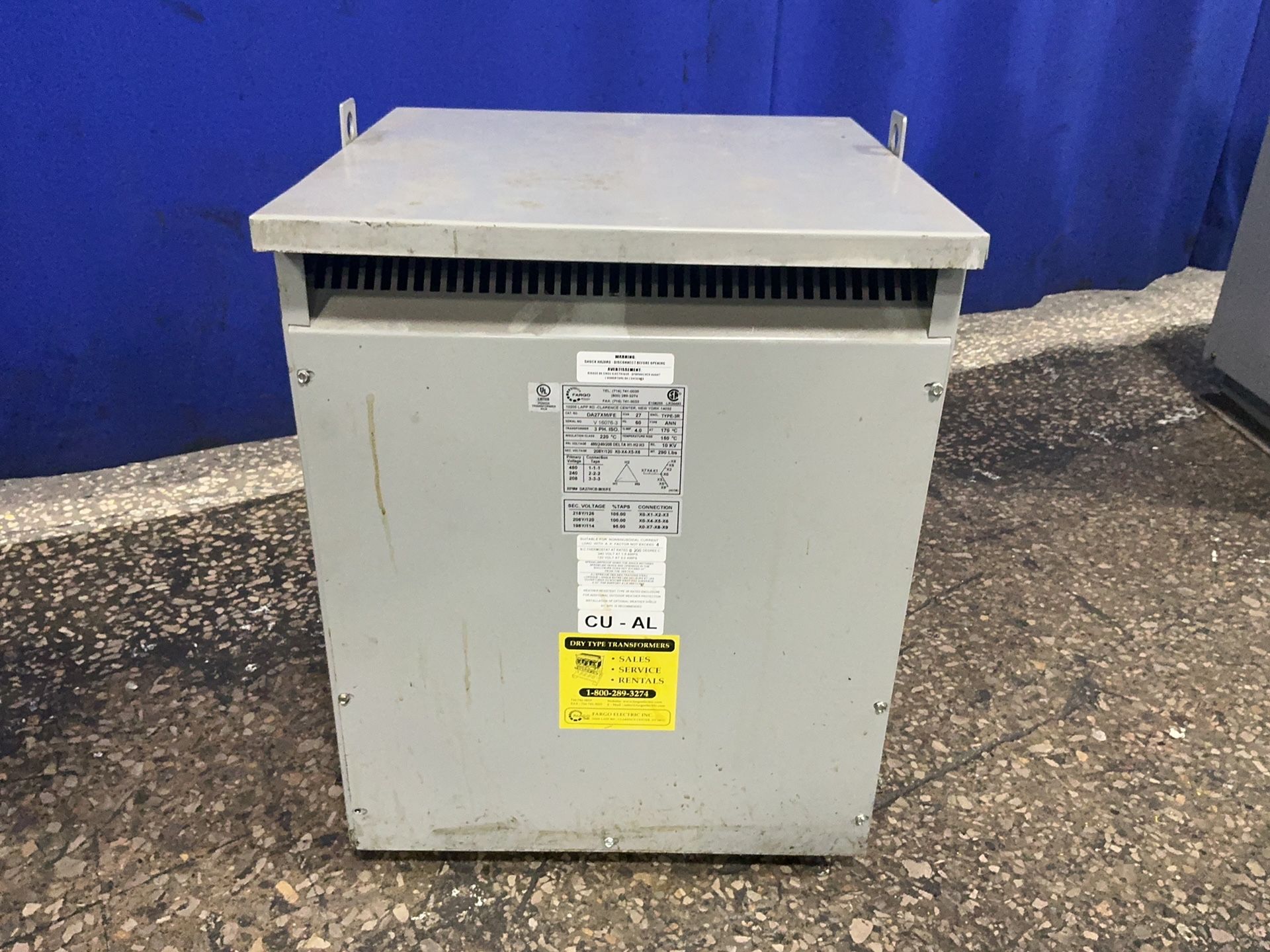 Fargo 27 Kva Transformer - Da27xm/fe