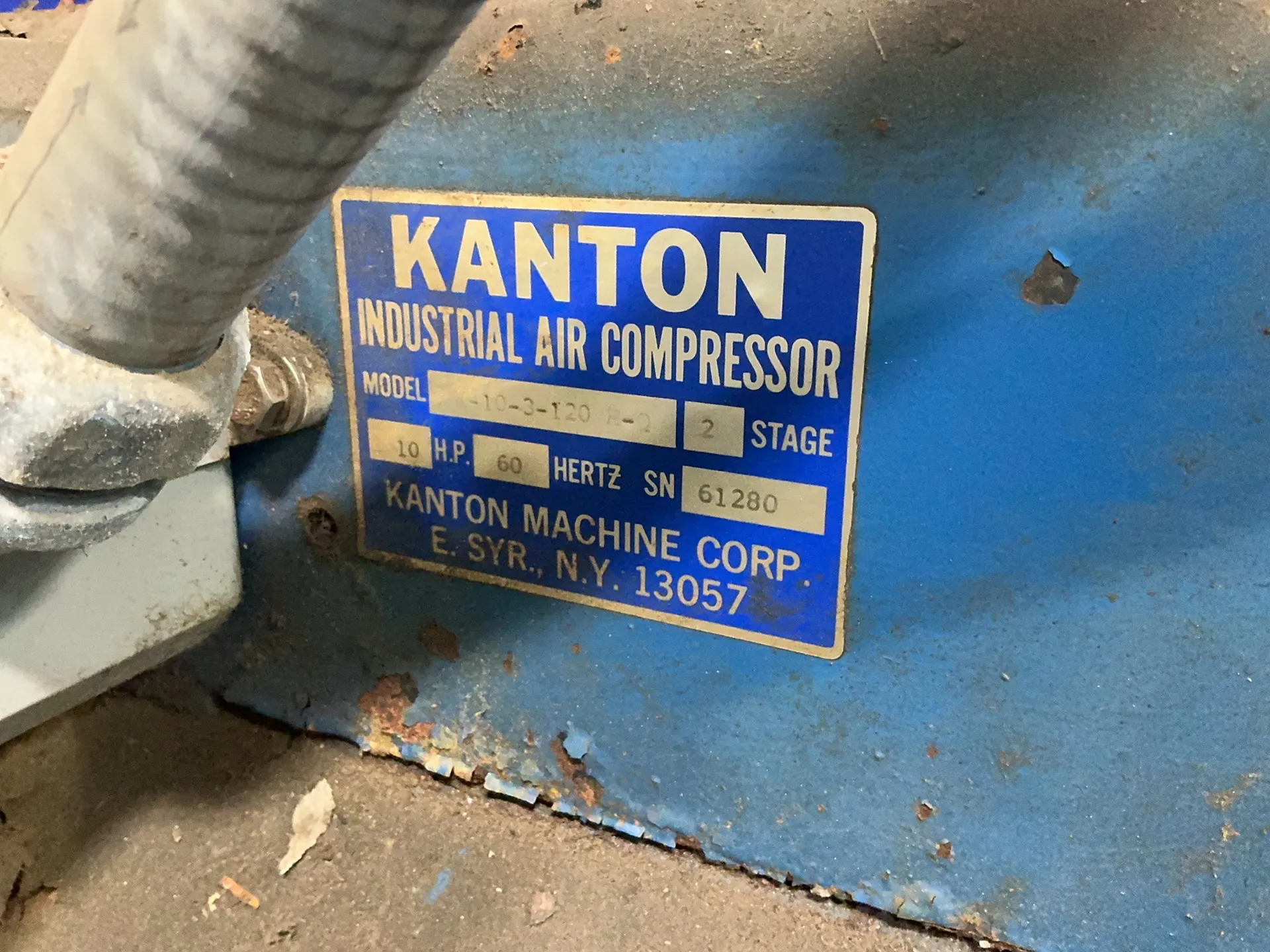 Kanton 10 Hp Air Compressor - K-10-3-120 H-q