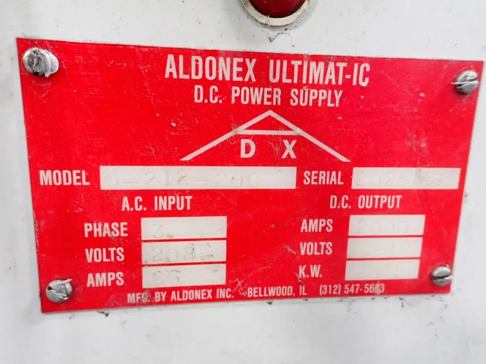 Aldonex Inc D.c. Power Supply - 0-212-200
