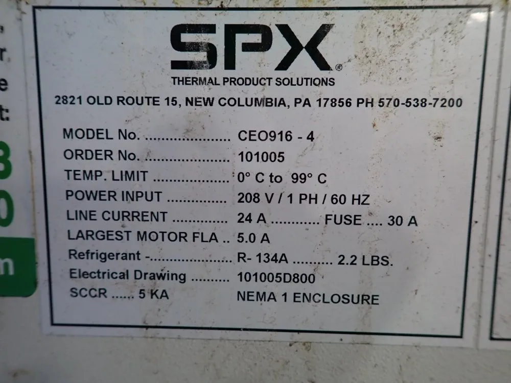 Spx 32" X 26" X 26" Temperature Chamber - Ce0916-4
