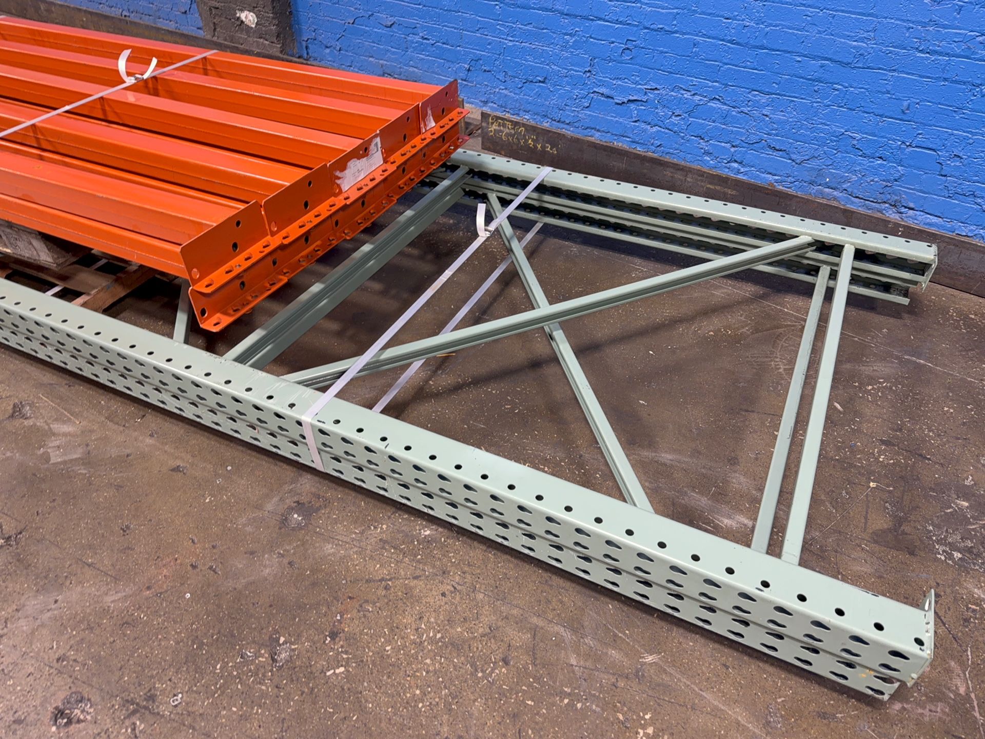 48” X 192” Pallet Racking Lot - Tear Drop
