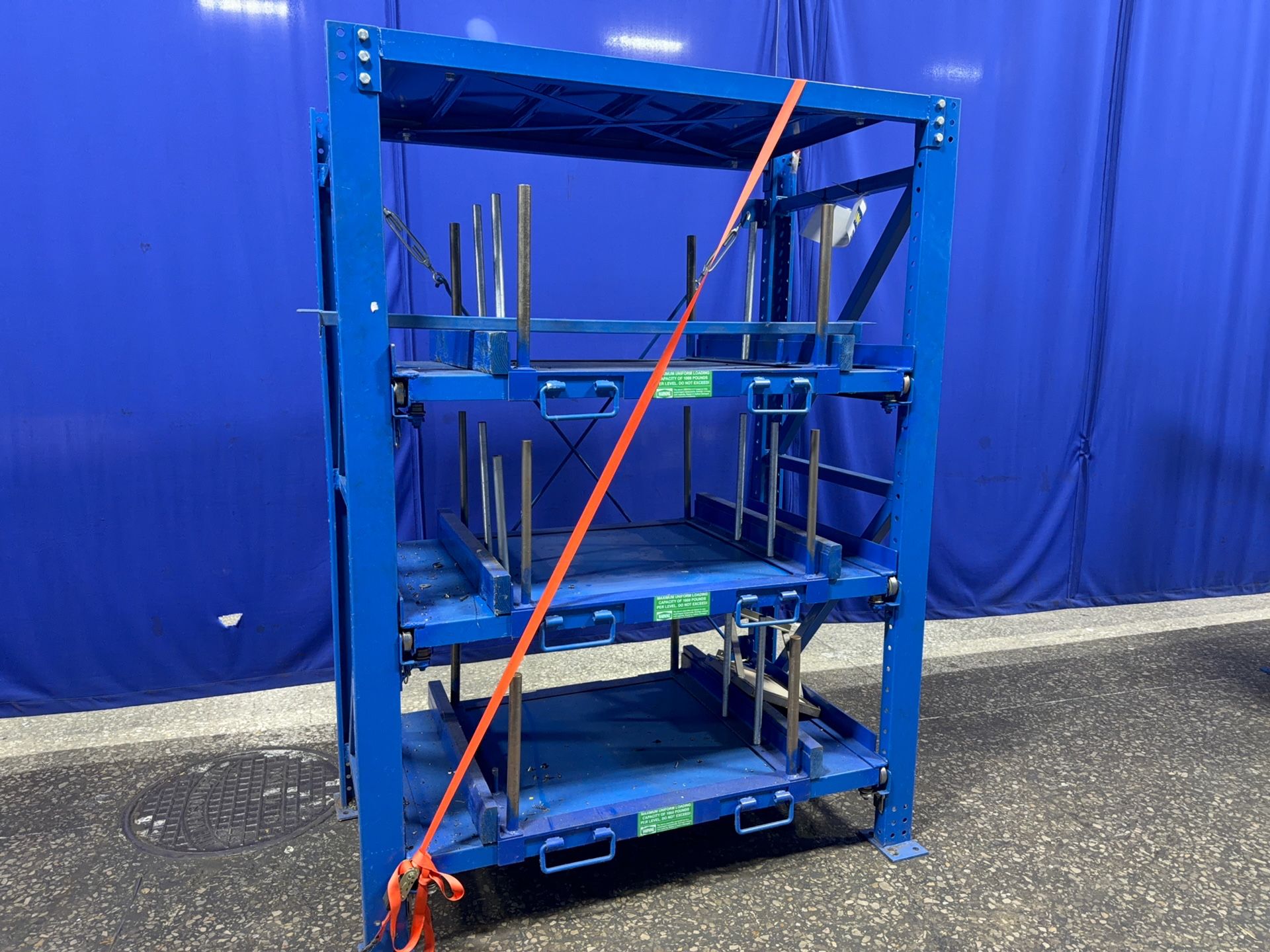 1000 Lbs Per Shelf Die Rack