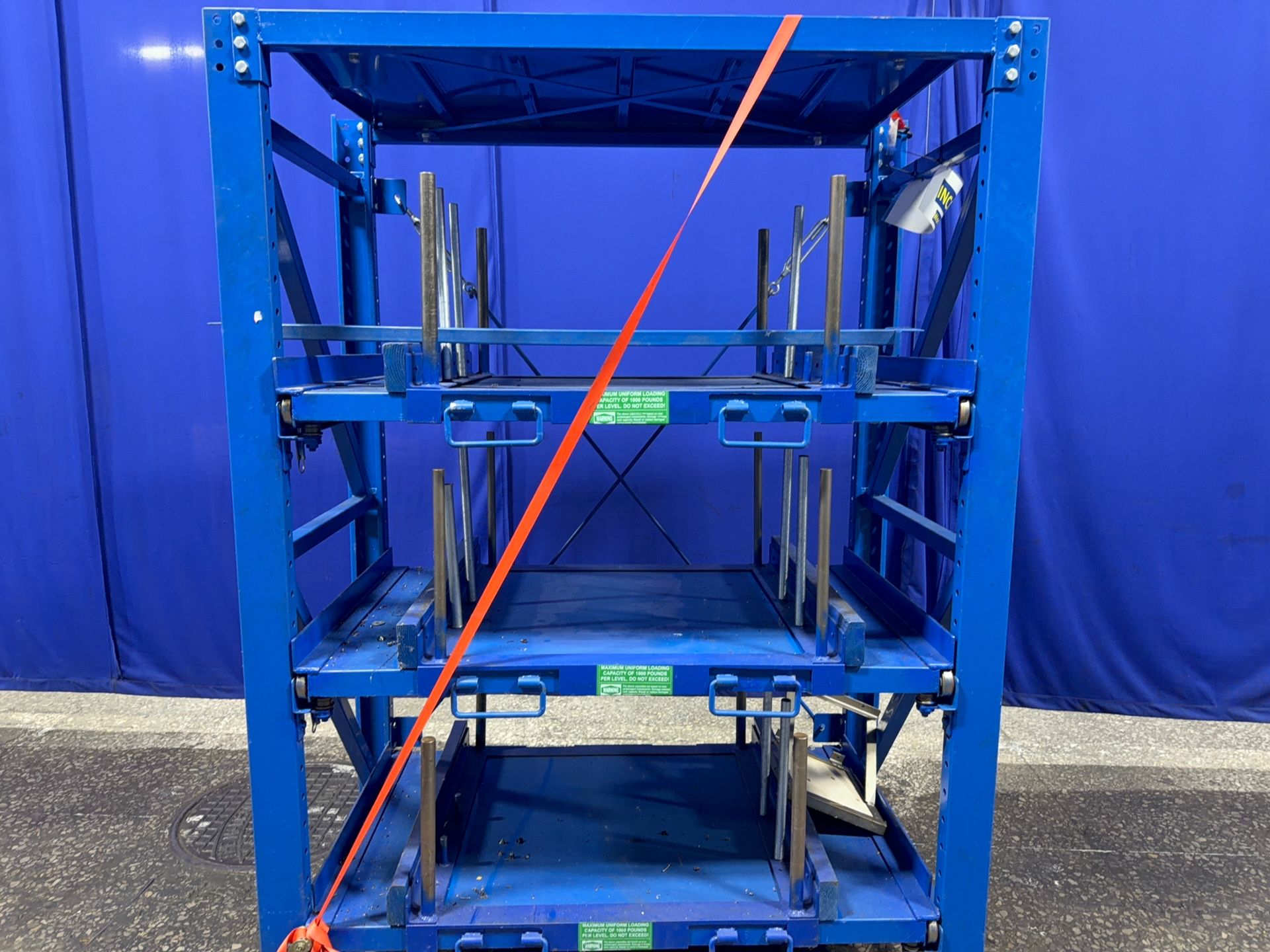 1000 Lbs Per Shelf Die Rack