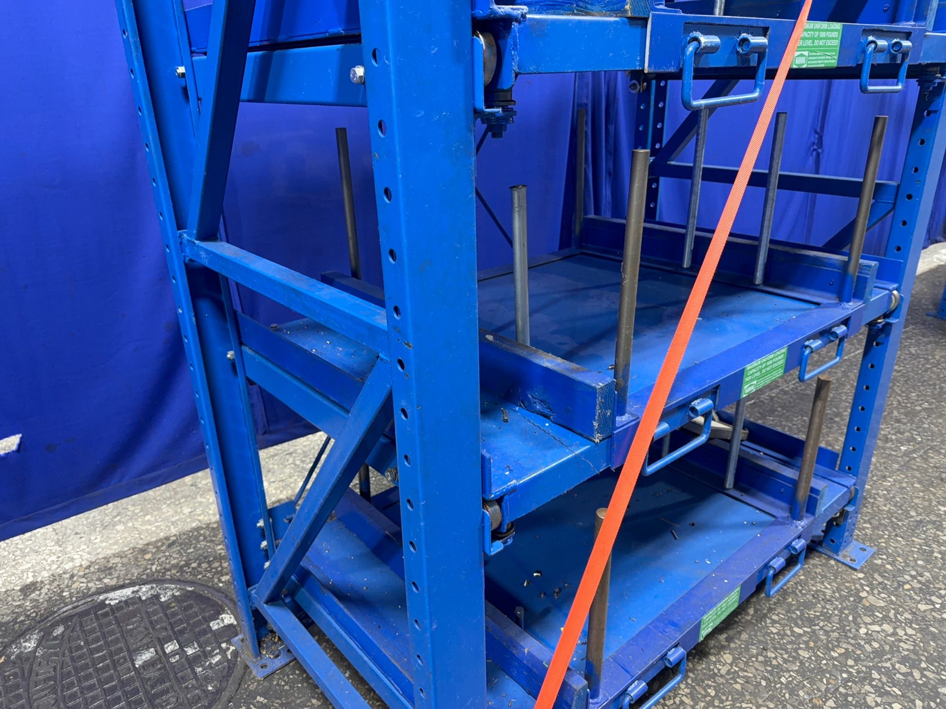 1000 Lbs Per Shelf Die Rack