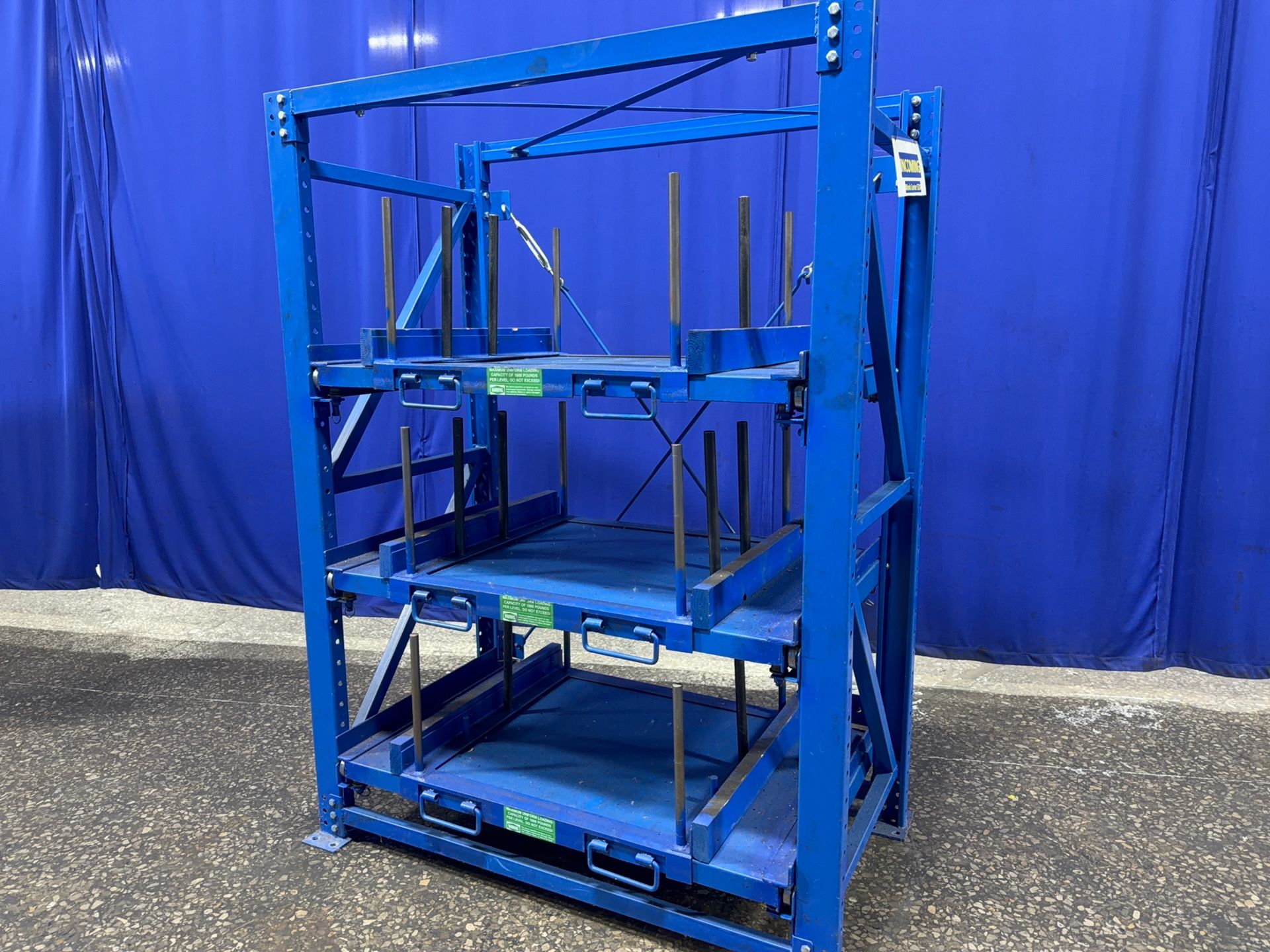1000 Lbs Per Shelf Die Rack