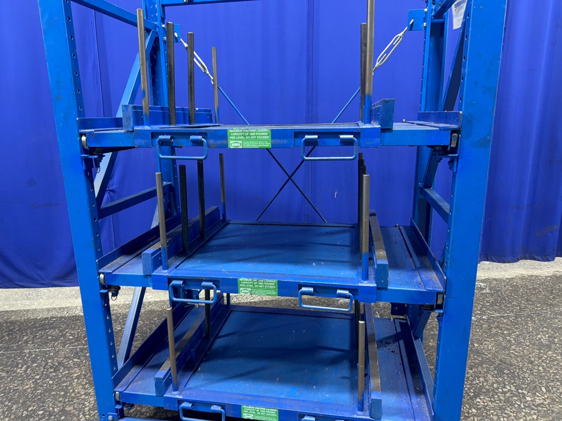 1000 Lbs Per Shelf Die Rack