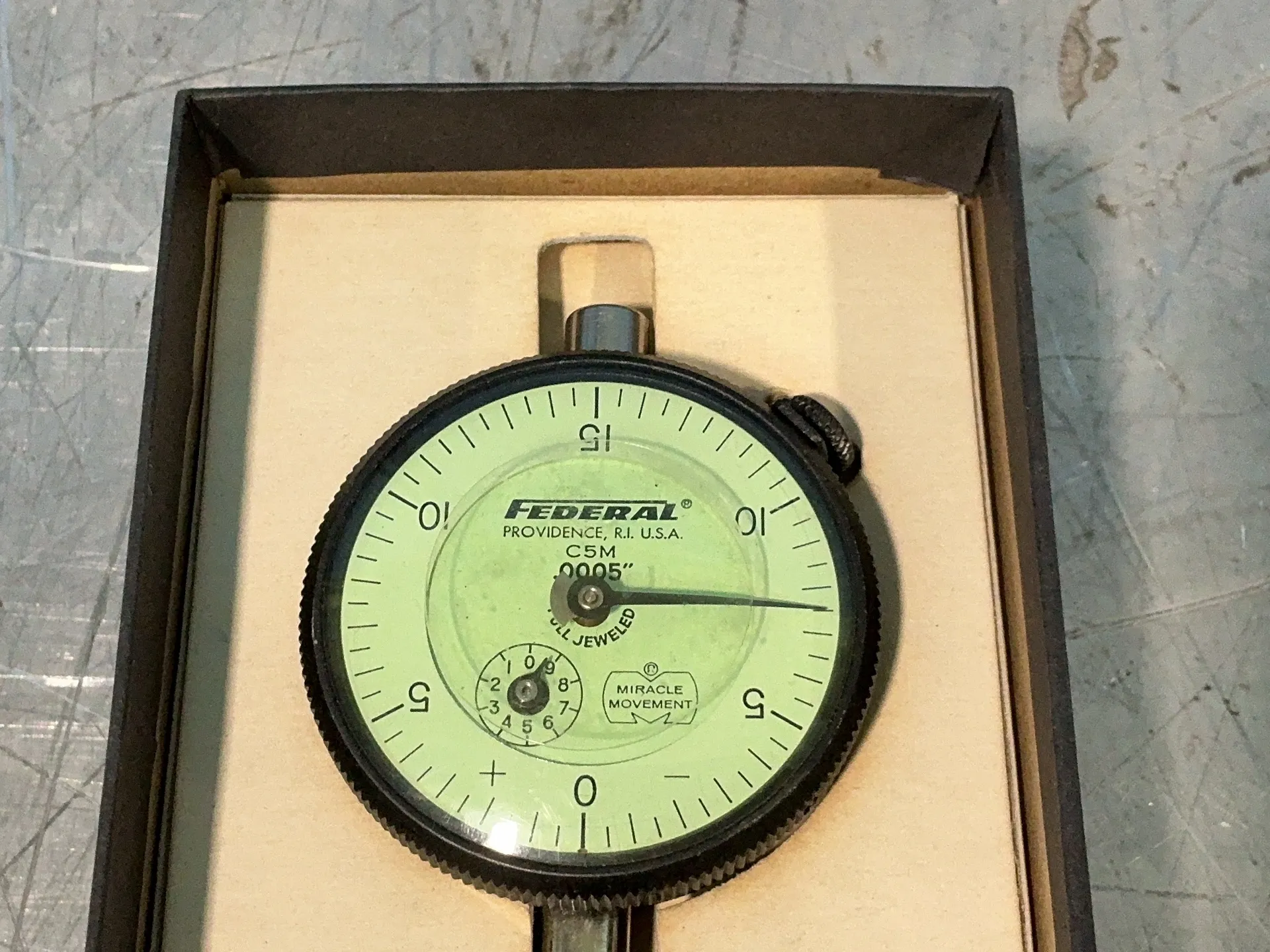 Federal Precision .0005” Dial Indicator - C5m | HGR*24